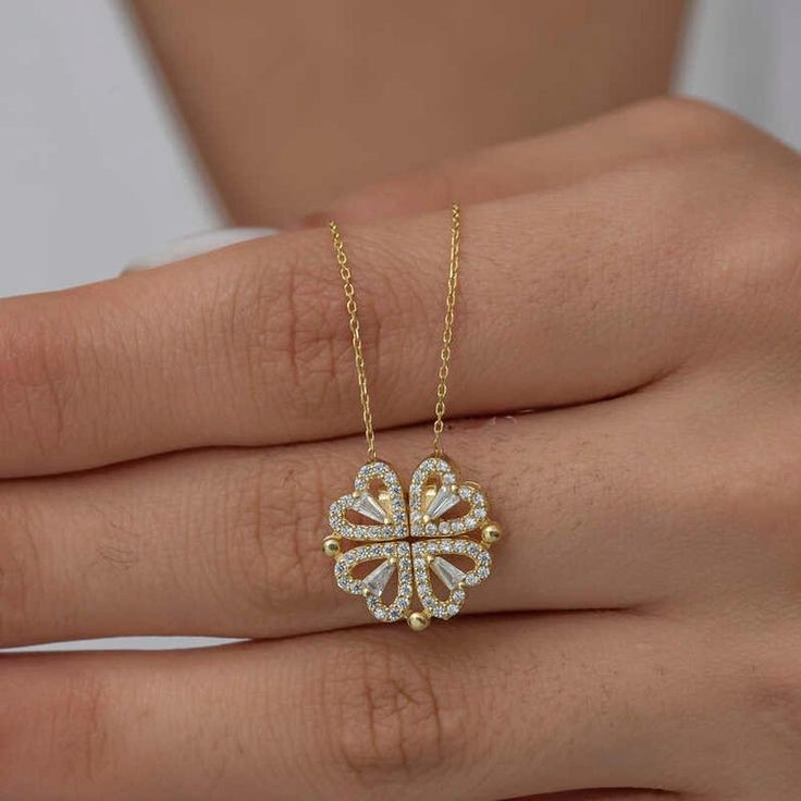 Melanova™ Clover Hearts Necklace