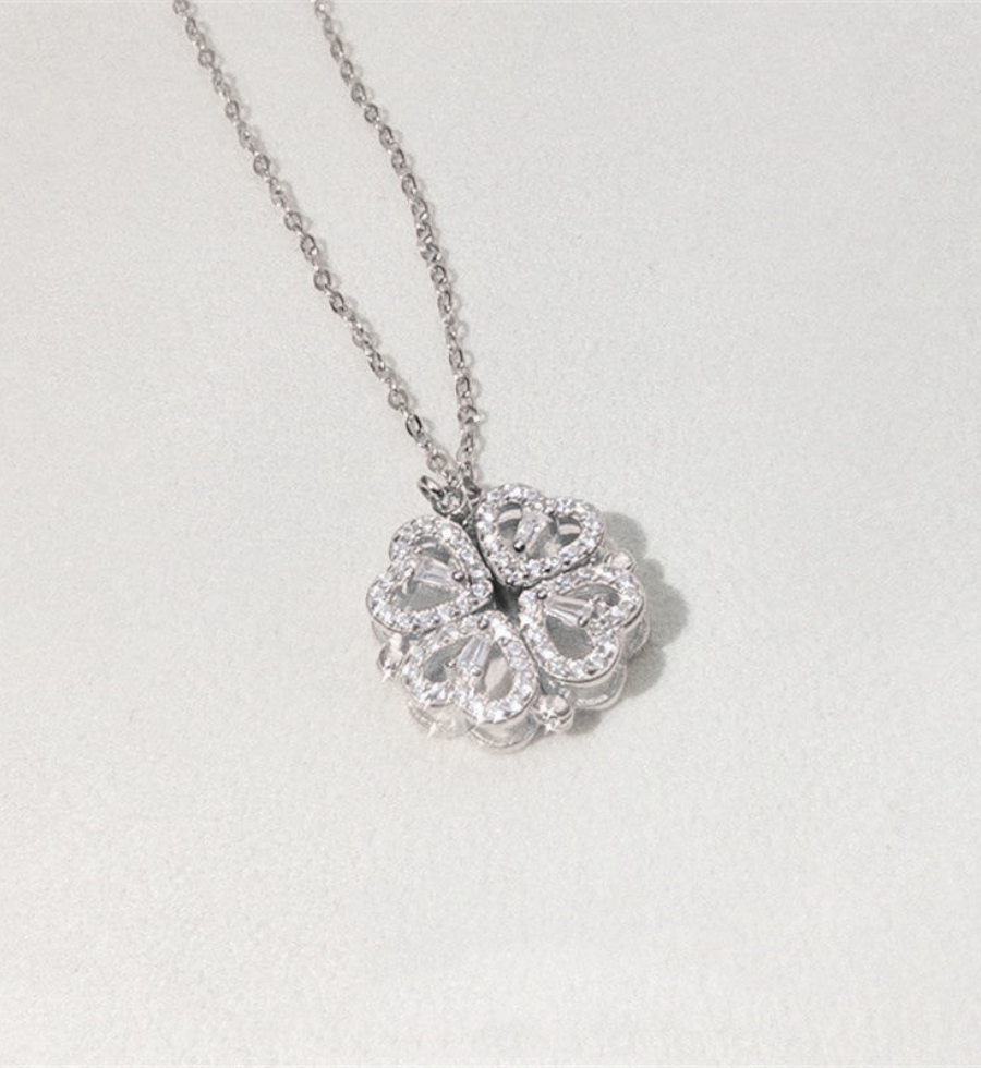Melanova™ Clover Hearts Necklace