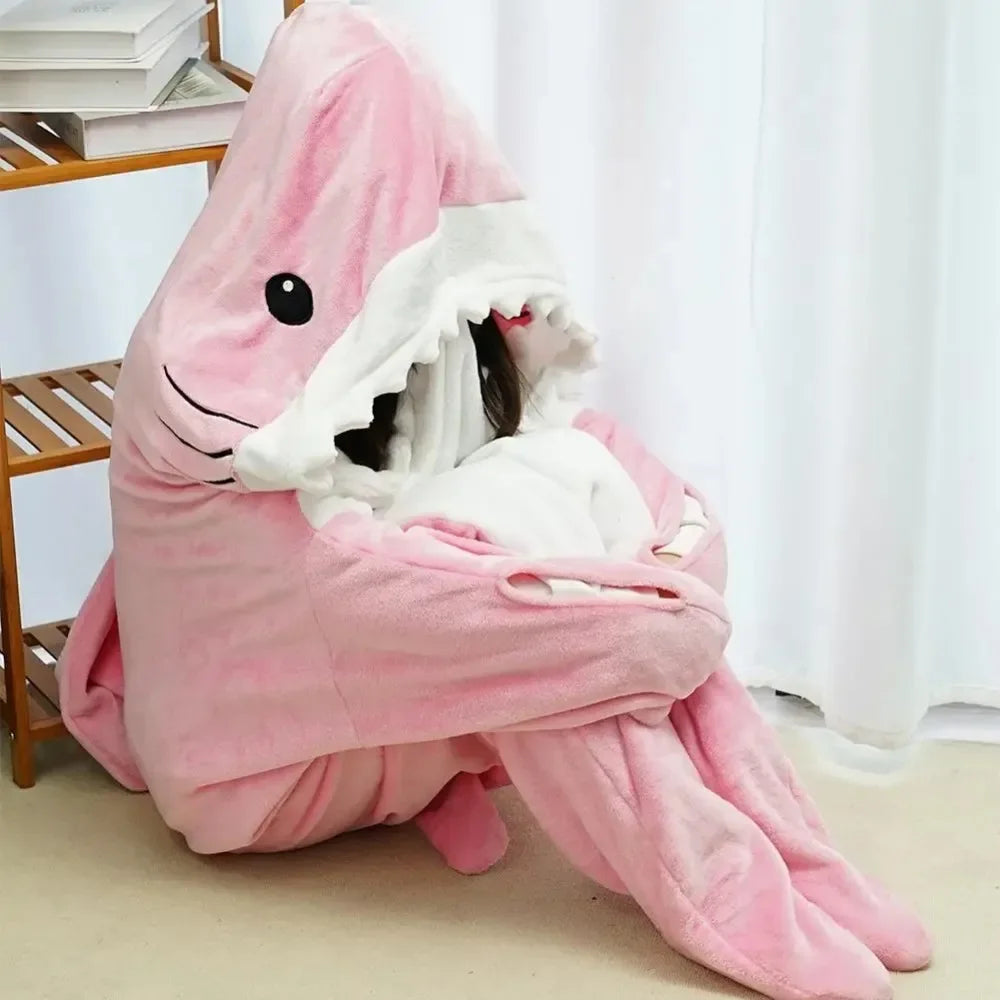 Cozy Shark Nap Blanket