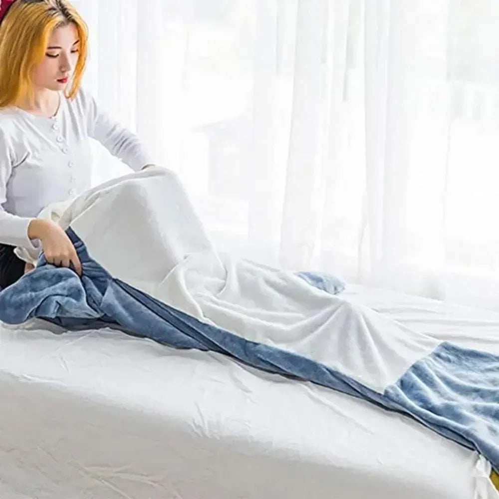 Cozy Shark Nap Blanket