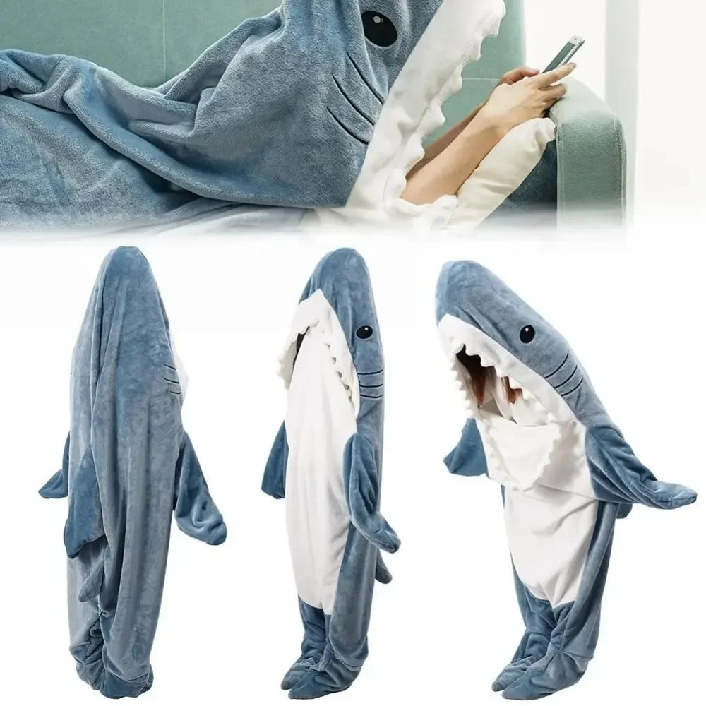Cozy Shark Nap Blanket