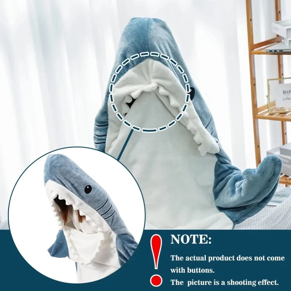 Cozy Shark Nap Blanket